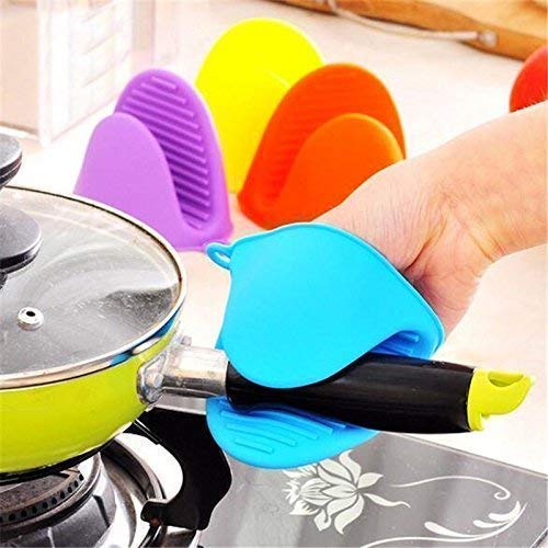 Silicone Oven Mitts | Heat Resistant Mini Potholders with Magnet – 446°F Protection