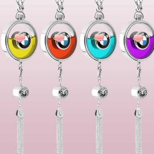Car Logo Hanging Perfume Pendant Air Freshener Diffuser (Pack of 1)