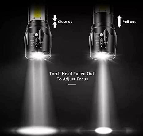 Mini Portable LED Torch I Compact Emergency Flashlight with SOS Mode