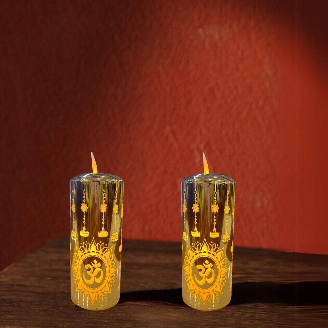 Realistic Moving Flame LED Light I Decorative Night Lamp