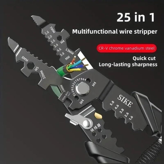25 in 1 Wire Cutter Set β Multi-Tool Kit for Electrical & DIY Work | Pack of 1