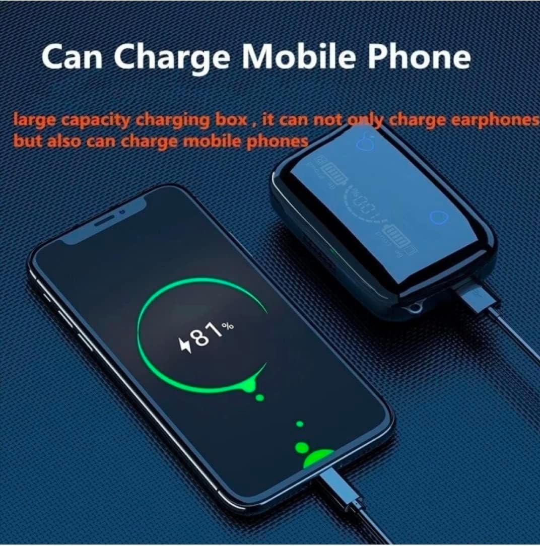 M19 Wireless TWS Bluetooth Earbuds with 5.1 Chip I Android iOS Compatible β Black
