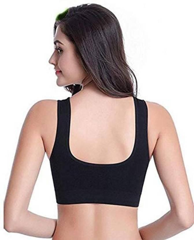 Women's Cotton Air Bra – Pack of 3 | Seamless, Breathable Comfort Bras | Multicolor, Wire-Free Daily Wear