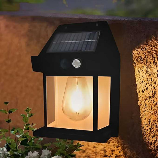 Solar Outdoor Wall Light I Motion Sensor Waterproof LED Lamp for Garden Driveway