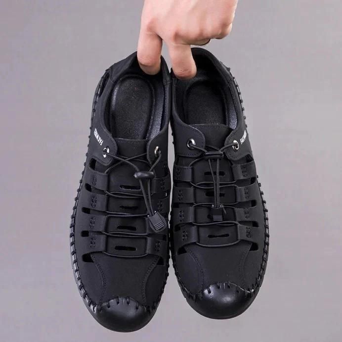 Men’s Stylish Casual Shoes – Black Synthetic Sneakers with Airmix Sole | Lace-Up