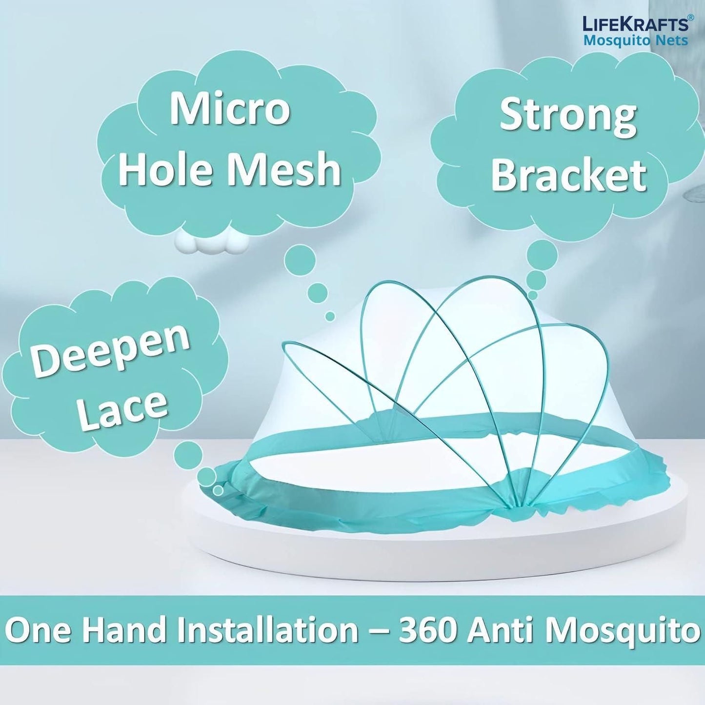 Foldable Baby Mosquito Net Tent I Pack of 1