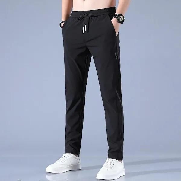 Men's Cotton Blend Track Pants – Pack of 2 | Solid Multicolor, Regular Fit | Casual Activewear Bottoms