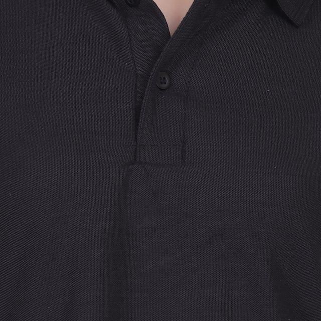 Ketex Women’s Black Polo T-Shirt – Cotton Blend, Solid Half Sleeves | Casual Wear | Pack of 1