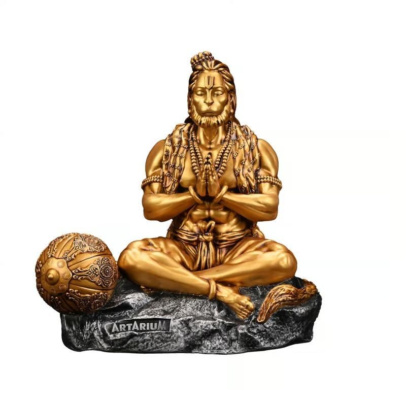 π Mahabali Lord Hanuman Ji Statue β Meditative Pose Decorative Idol (Pack of 1, 20x15x10 cm)