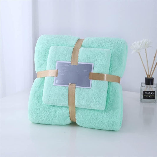 2 in1 Towel Set I Soft & Absorbent Bath Towels