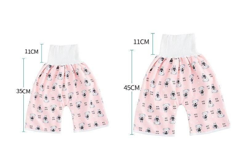 2 in 1 Baby Waterproof & Leakproof Cloth Diapers Pant β Printed, Unisex (0β6 Years)