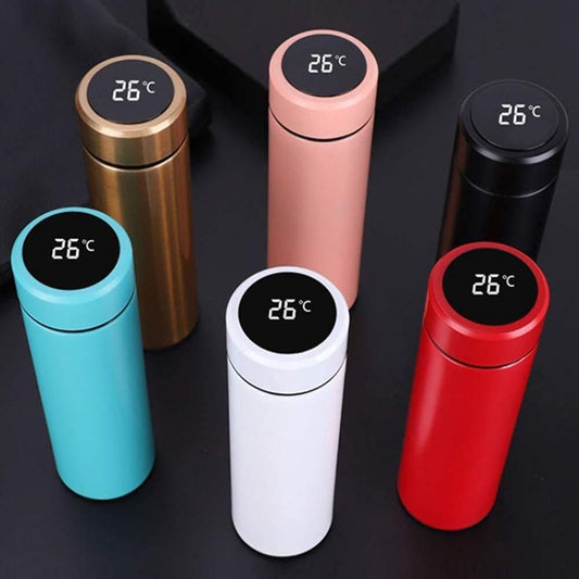 LED Temperature Display Flask I Smart Vacuum Insulated Bottle for Hot and Cold Beverages