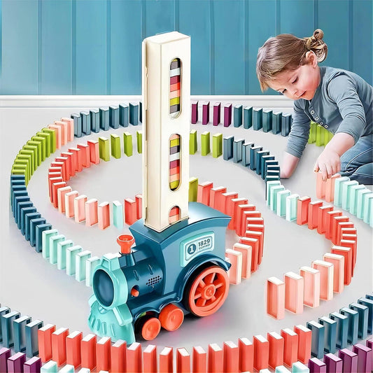 Train Domino Set for Kids I BPA-Free with Sound Effects
