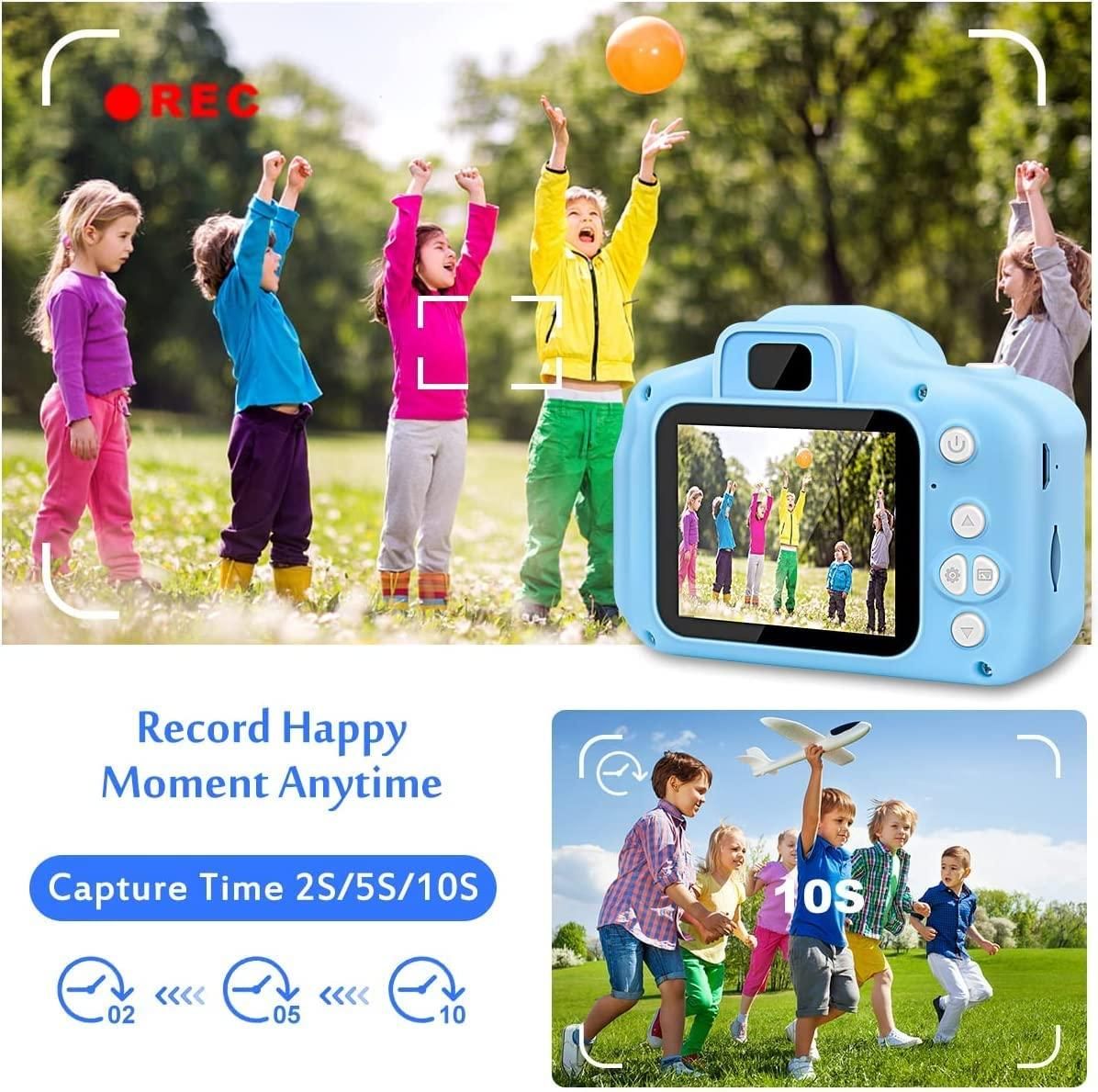 Digital Video Camera for Kids I 3MP 1080P Recording I Fun Toy Camera with Digital Stabilization