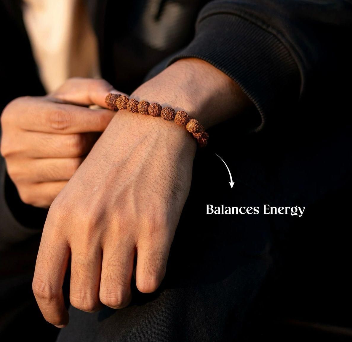 7 Mukhi Rudraksha Bracelet for Men β Spiritual Beads Bracelet