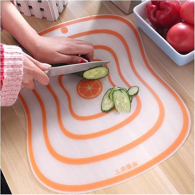 Transparent Flexible Vegetable Cutting Board β Rectangular Plastic Chopping Mat | 1 Piece | 30 x 23 cm