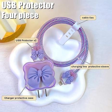 Silicone Charging Cable Organizer Protective Case