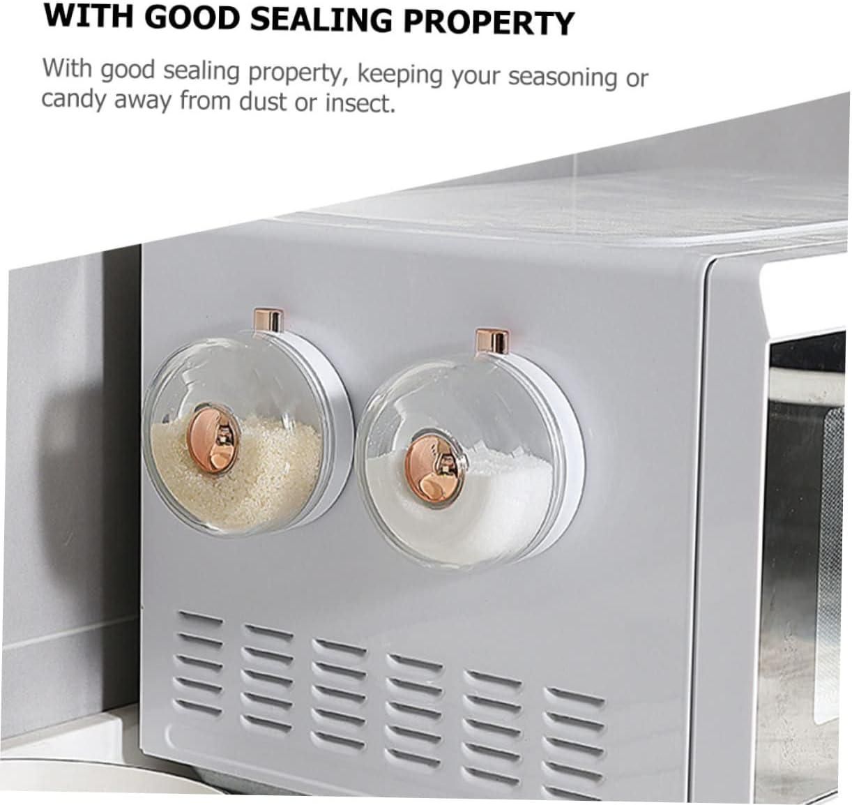 Suction Seasoning Box β Glass & Stainless Steel Spice Container (Corrosion Resistant, Pack of 1)