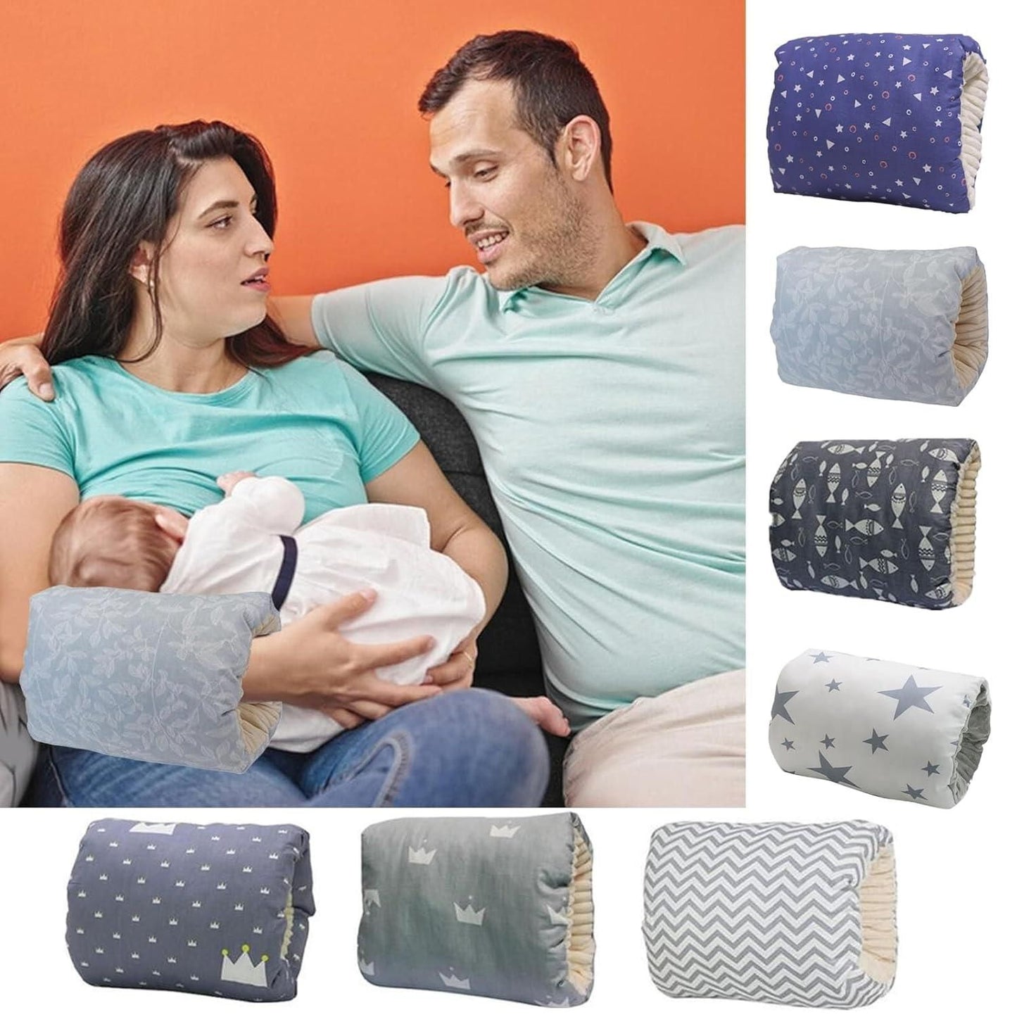 Cozie Cradle Baby Nursing Pillow | Feeding Support Cushion | Cotton Baby Pillow