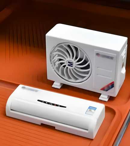 Mini Solar AC Style Car Air Freshener I Dashboard Diffuser