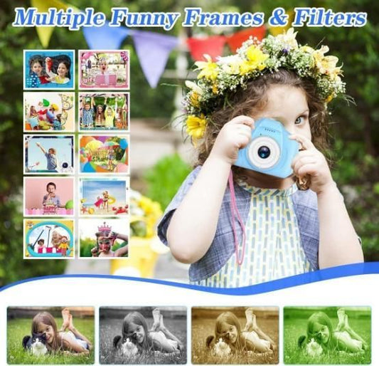 Digital Video Camera for Kids I 3MP 1080P Recording I Fun Toy Camera with Digital Stabilization