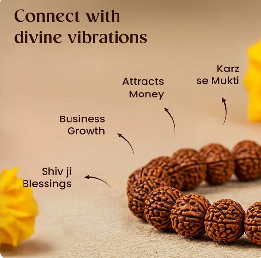 7 Mukhi Rudraksha Bracelet for Men – Spiritual Beads Bracelet