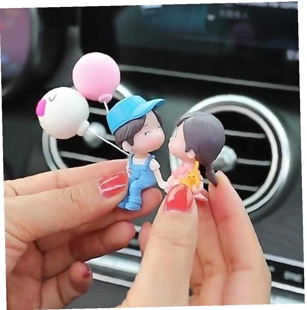 Cute Couple Car Decoration Showpiece β Cartoon Style | Random Color | 1 Piece