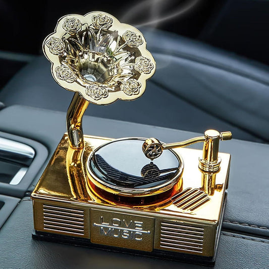 Car Vintage Phonograph Record Player I Long Lasting Liquid Air Freshener