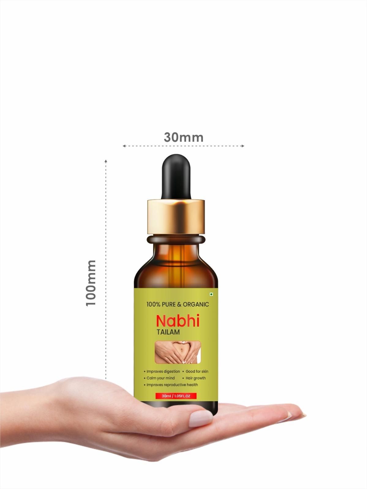 Nabhi Therapy Oil – Ayurvedic Navel Oil for Holistic Wellness | Pack of 2 | 200ml | For Men & Women