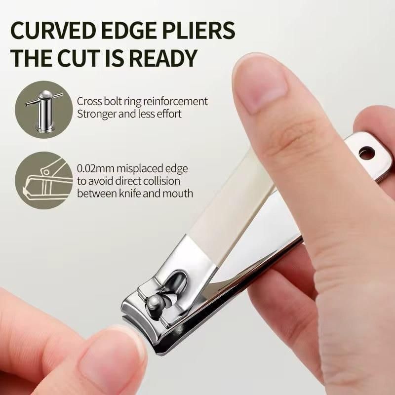 4 in 1 Stainless Steel Nail Clippers Set – Manicure Kit for Fingernails & Toenails | Anti-Slip, Rust-Resistant | Pack of 1