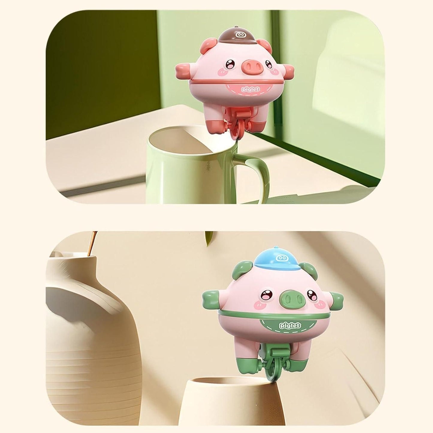 Tightrope Walking Tumbler Pig Toy for Kids