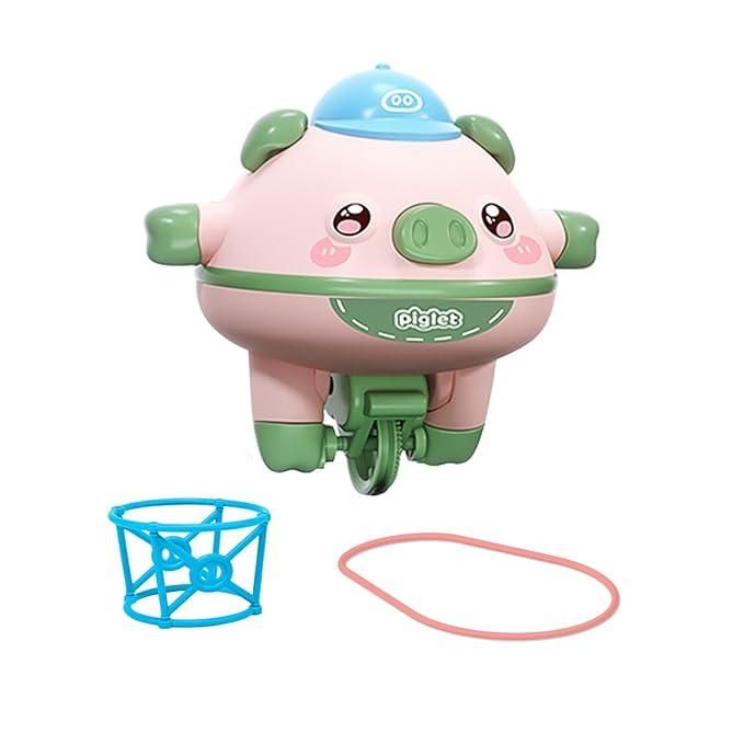 Tightrope Walking Tumbler Pig Toy for Kids