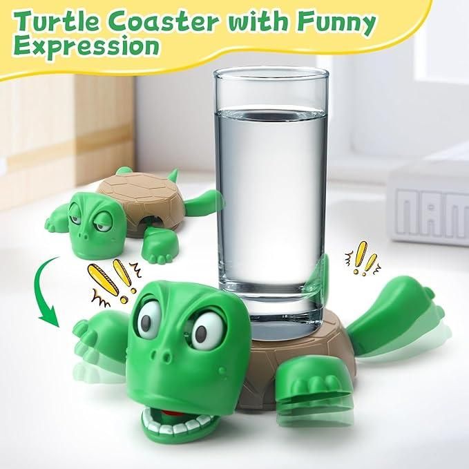 Funny Turtle Coaster I Non-Slip Table Protector I Assorted Color