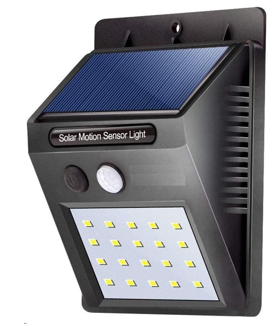 Solar Powered Outdoor LED Motion Sensor Light for Wall or Garden – Waterproof and Energy Saving