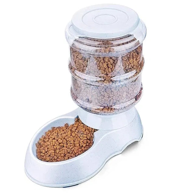 Large Capacity Pet Food Dispenser I Automatic Self-Dispensing Feeder for Dogs & Cats