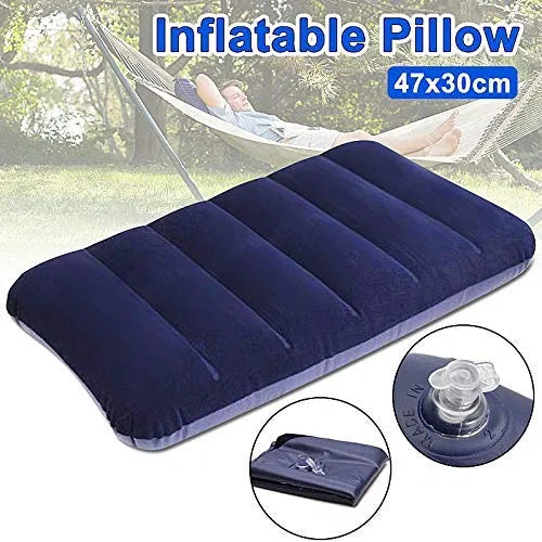 Velvet Touch Inflatable Air Pillow I Travel Neck & Head Support I Set of 4