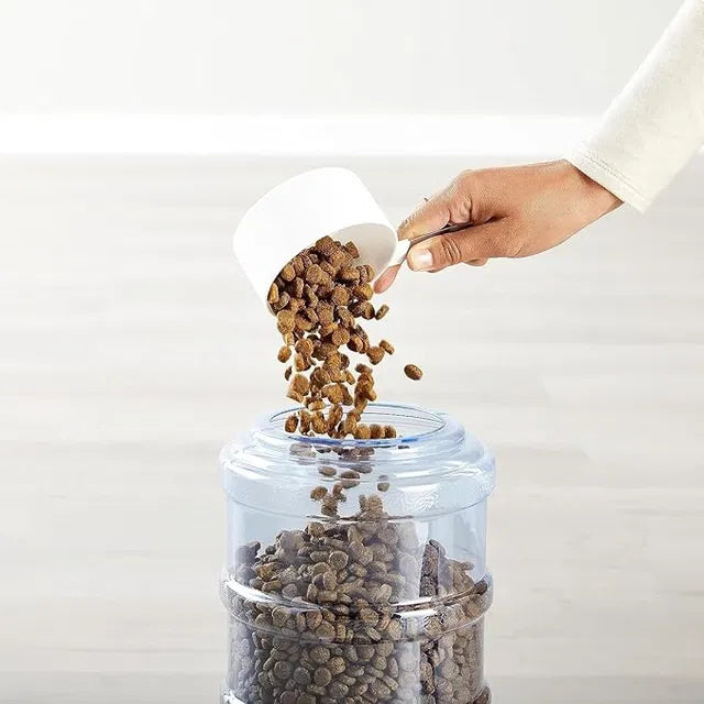 Large Capacity Pet Food Dispenser I Automatic Self-Dispensing Feeder for Dogs & Cats