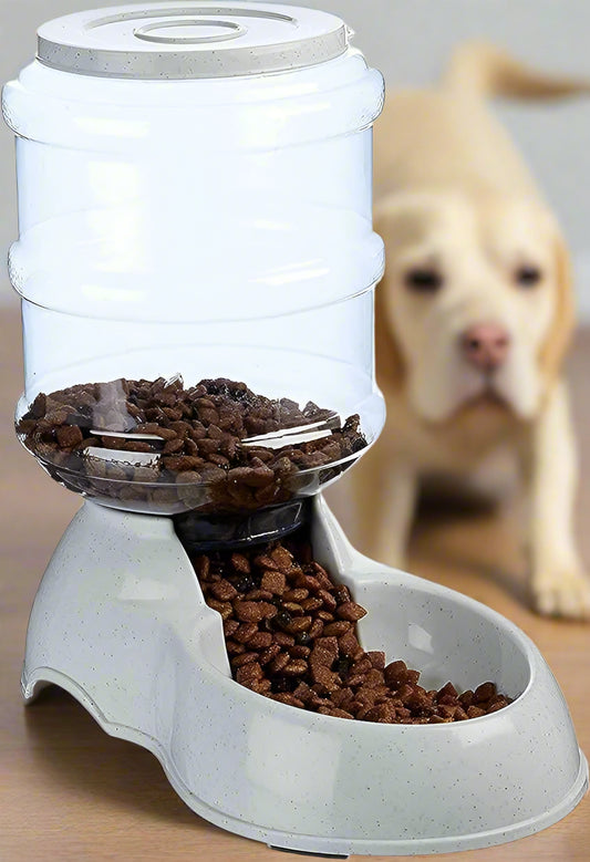 Large Capacity Pet Food Dispenser I Automatic Self-Dispensing Feeder for Dogs & Cats