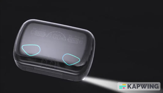 M19 Wireless TWS Bluetooth Earbuds with 5.1 Chip I Android iOS Compatible – Black