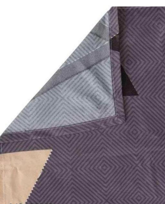 Super Soft Glace Cotton Fitted Double Bedsheet with 2 Pillow Covers | 72x78x8 | All-Round Elastic