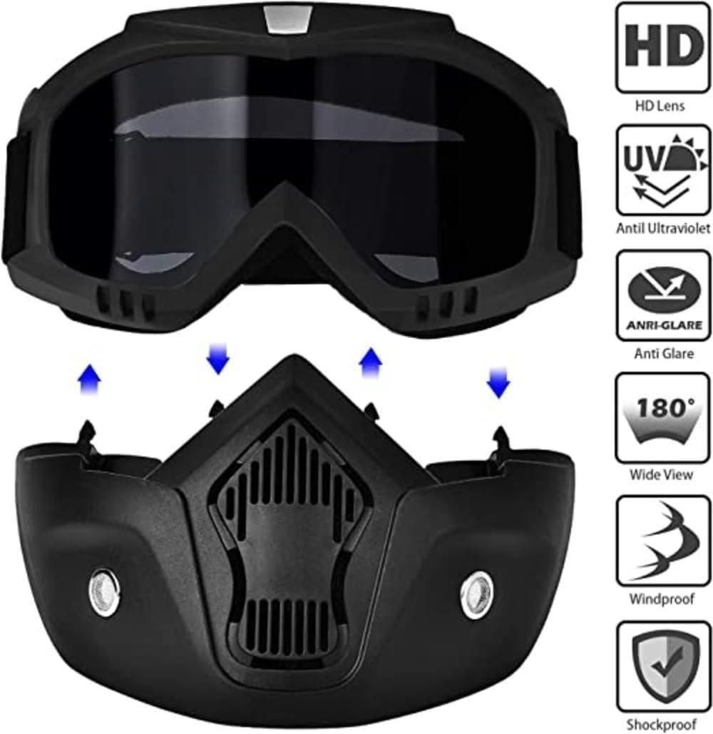 Goggle Mask UV Protective Open Face Shield I Windproof Eyewear