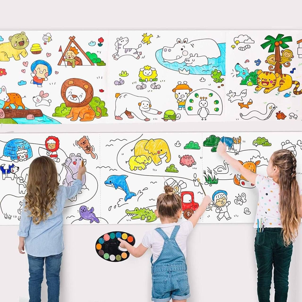 DIY Painting Drawing Paper Roll – Creative Art for Kids & Adults