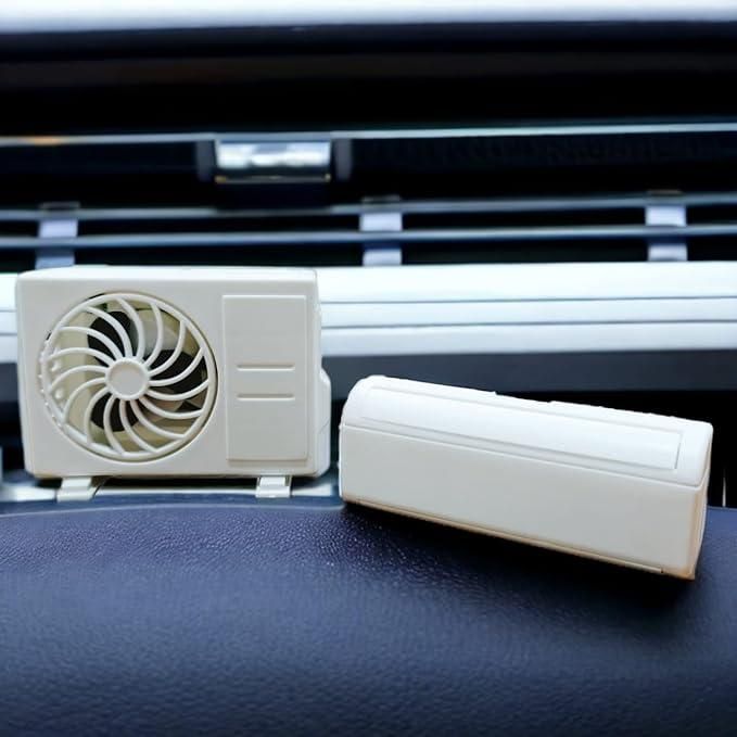 Mini Solar AC Style Car Air Freshener I Dashboard Diffuser