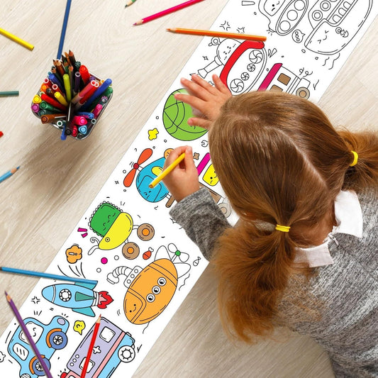DIY Painting Drawing Paper Roll – Creative Art for Kids & Adults