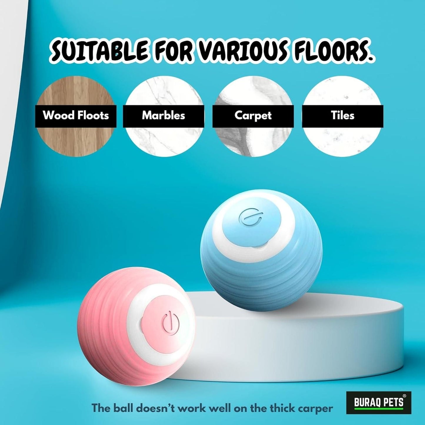 Pets Smart Gravity 360° Self Rolling Ball Toy
