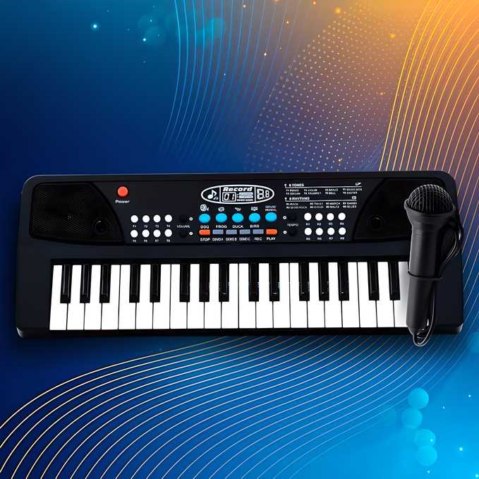 Piano Keyboard Toy with Microphone | USB Powered | Sound Recording Function