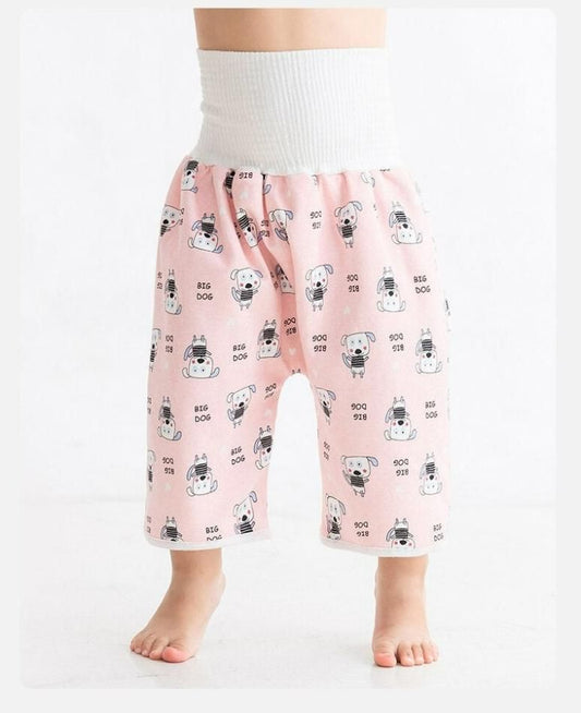 2 in 1 Baby Waterproof & Leakproof Cloth Diapers Pant – Printed, Unisex (0–6 Years)