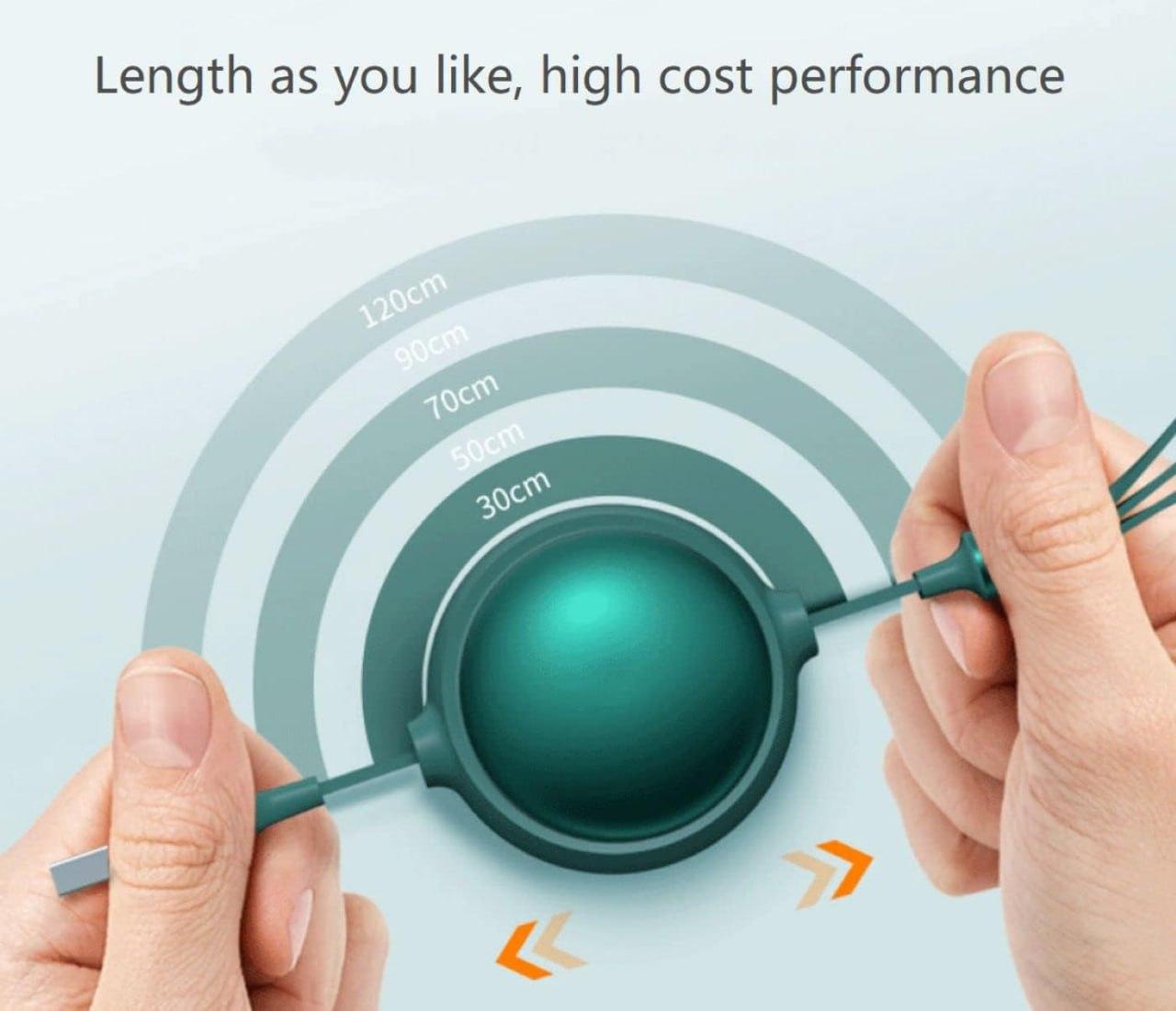 3 in 1 USB Charging Cable for Android | iOS | Type C Devices – Fast Charge and Data Sync