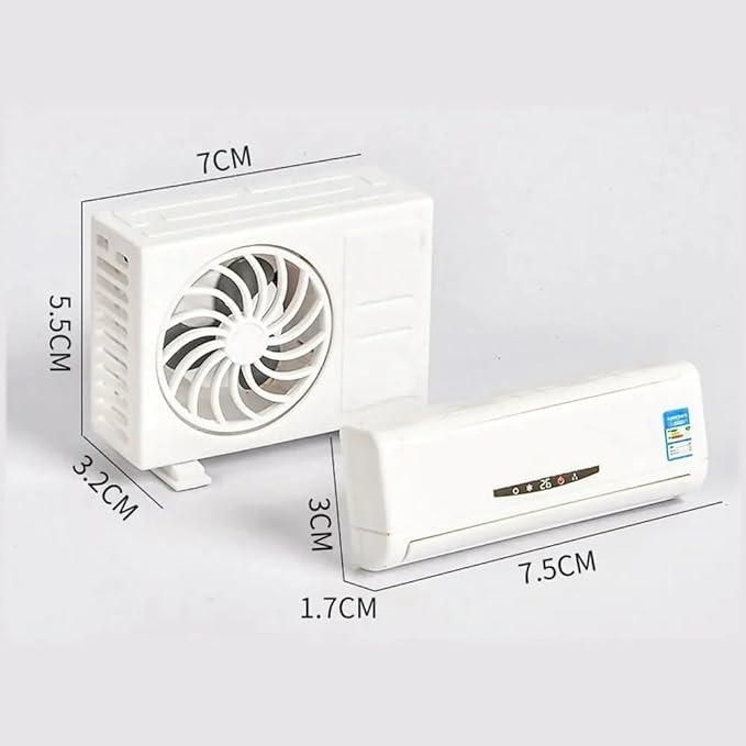 Mini Solar AC Style Car Air Freshener I Dashboard Diffuser