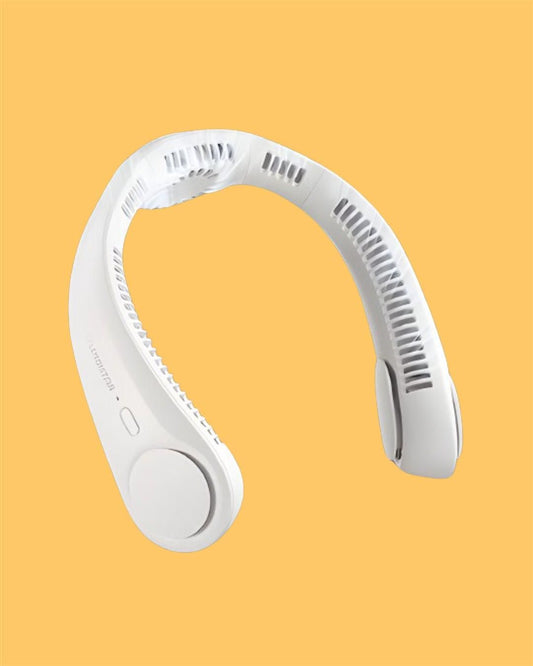 Portable Bladeless Neck Fan I Rechargeable Hanging Fan for Personal Cooling